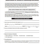 Free Sample Counseling Release Of Information Form ReleaseForm