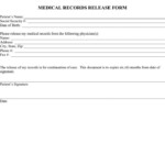 Georgia Medical Records Release Form Download Free Printable Blank