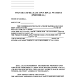 Georgia Waiver Form Fill Online Printable Fillable Blank PdfFiller