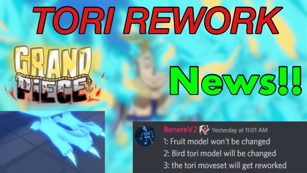  GPO TORI REWORK RELASE DATE PLUS NEW INFORMATION YouTube