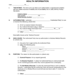 Hipaa Authorization To Release Medical Information Form In Spanish