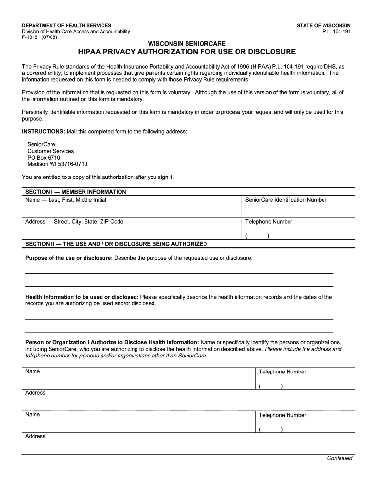 Hipaa Form Florida Fill Online Printable Fillable Blank PdfFiller
