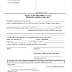 How To Fill Out A Lien Release Form Fill Out And Sign Printable Pdf