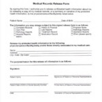 Ihc Records Release Form