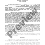 Indiana Release Of Liability Parent Minor Horse Equine Forms US