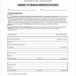 Information Release Form Template Best Of Sample Release Of Information