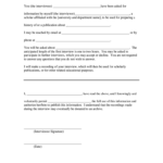 Interview Release Consent Form Fill Out Sign Online DocHub