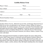 Liability Release Template Free Template Download Customize And Print