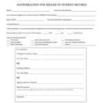 Long County School Release Records Form Fill Online Printable