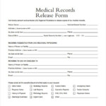 Medical Records Release Form Medical Records Medical Letter Example