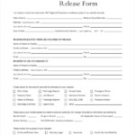 Medical Records Release Form Template Free Printable Templates