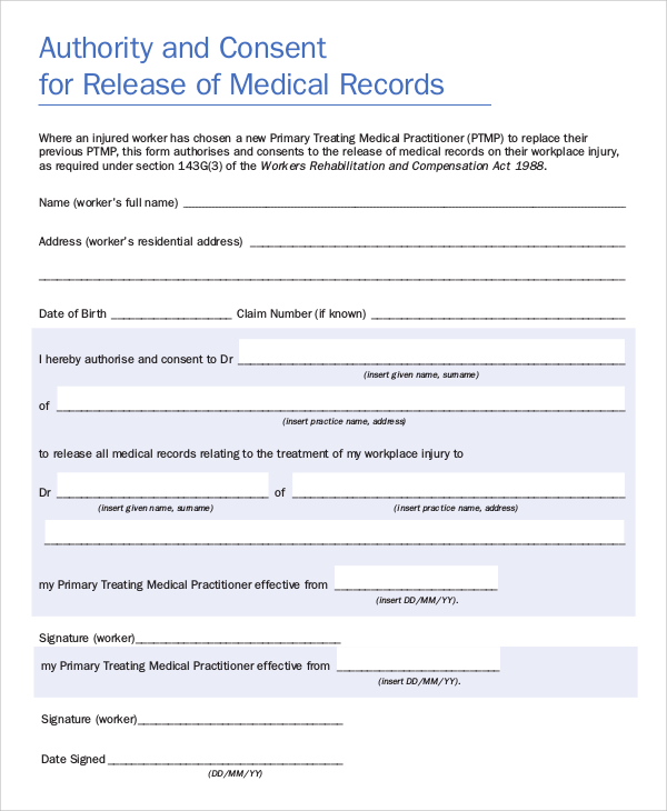 Medical Records Released Without Consent