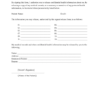 Medical Records Request Form Template Free