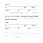 Medical Records Request Form Template Fresh Medical Records Release