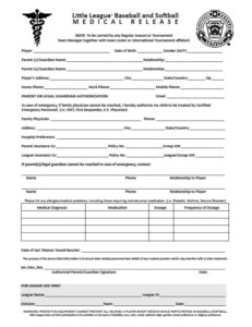 Medical Release Form