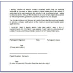 Medical Release Of Liability Form Template Prosecution2012