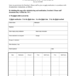 Medication Release Form For Assisted Living Fill Out And Sign