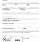 Outpatient Pediatric Intake Form Page 1 Of 3 Holy Rosary Healthcare