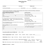 Patient Data Collection Form For PAWN Revised January 2014 DocHub