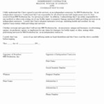 Personal Injury Waiver Form Fresh Contractor Liability Waiver Form