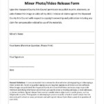 Photo Release Form Template 9 Free PDF Documents Download