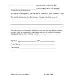 Printable Medical Release Form Template Printable Templates