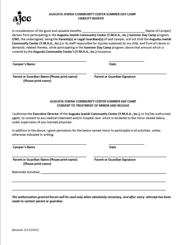 Printable Sample Liability Form Form Doctors Note Template Free 