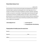 Professional Media Release Form Template Pdf Example In 2021