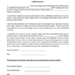 Release Of Liability Form Pdf Printable My XXX Hot Girl
