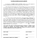 Release Of Liability Sample Free Printable Documents