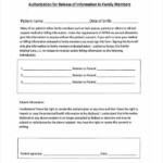 Sample Authorization To Release Information Form Classles Democracy