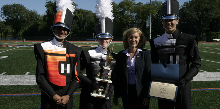 Senator Elaine Phillips Attends Manhasset High School s Marching Band