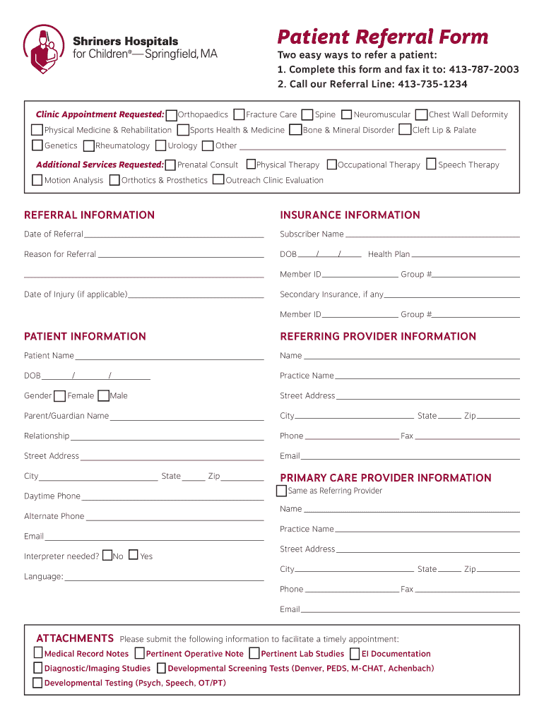 Shriners Form Printable Fill Online Printable Fillable Blank