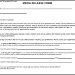 Simple Media Release Form Sample Templates