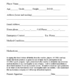 Sports Liability Release Form Templates At Allbusinesstemplates