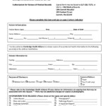 Template Medical Records Release Form HQ Printable Documents