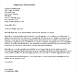 Testimonial Letter From Employer Pdf Letter Daily References