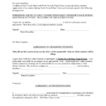 Transportation Release Form Transport Informations Lane