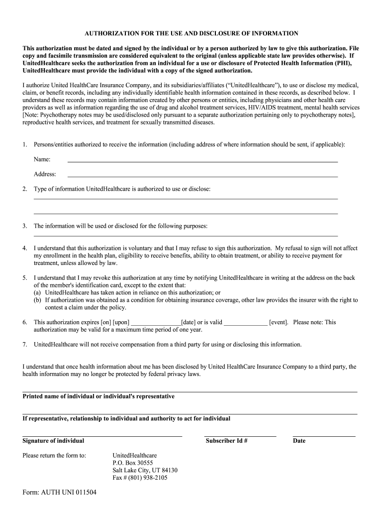 Uhs Medical Record Release Form ReleaseForm