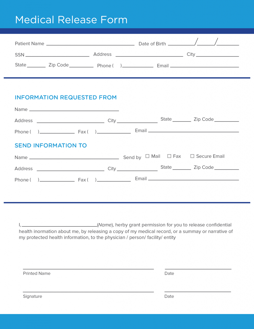 Video Release Form Free Printable Pdf Printable Forms Free Online