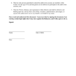 Waiver Form For Swimming Pool Fill Online Printable Fillable Blank