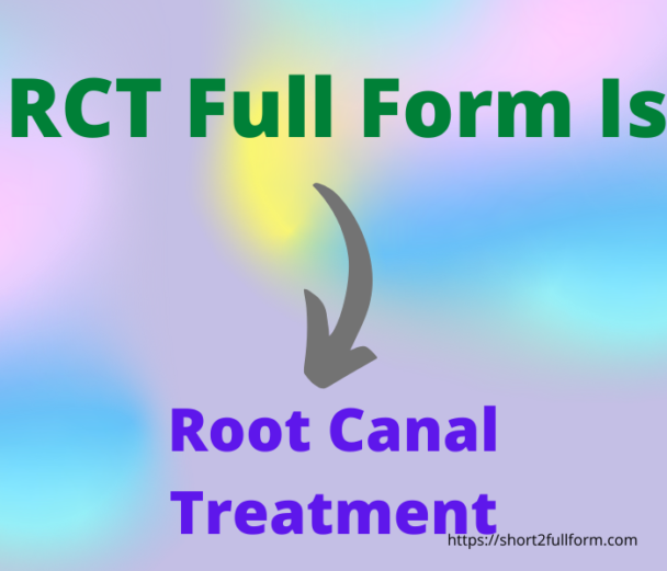What Is The Full Form Of RCT RCT Full Form